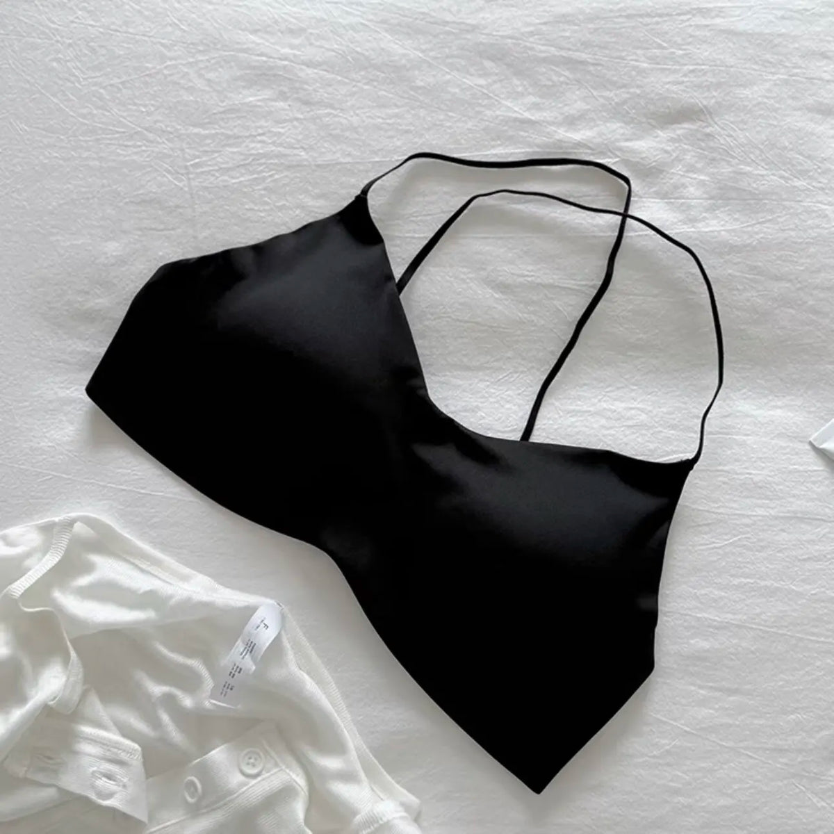 Women's Seamless Bra with Thin Shoulder Straps