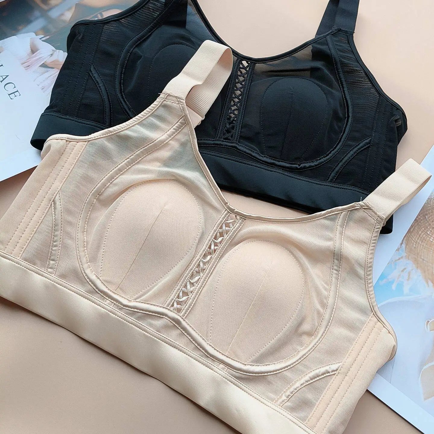 arrival ultra-thin wireless bunny ear cup bra