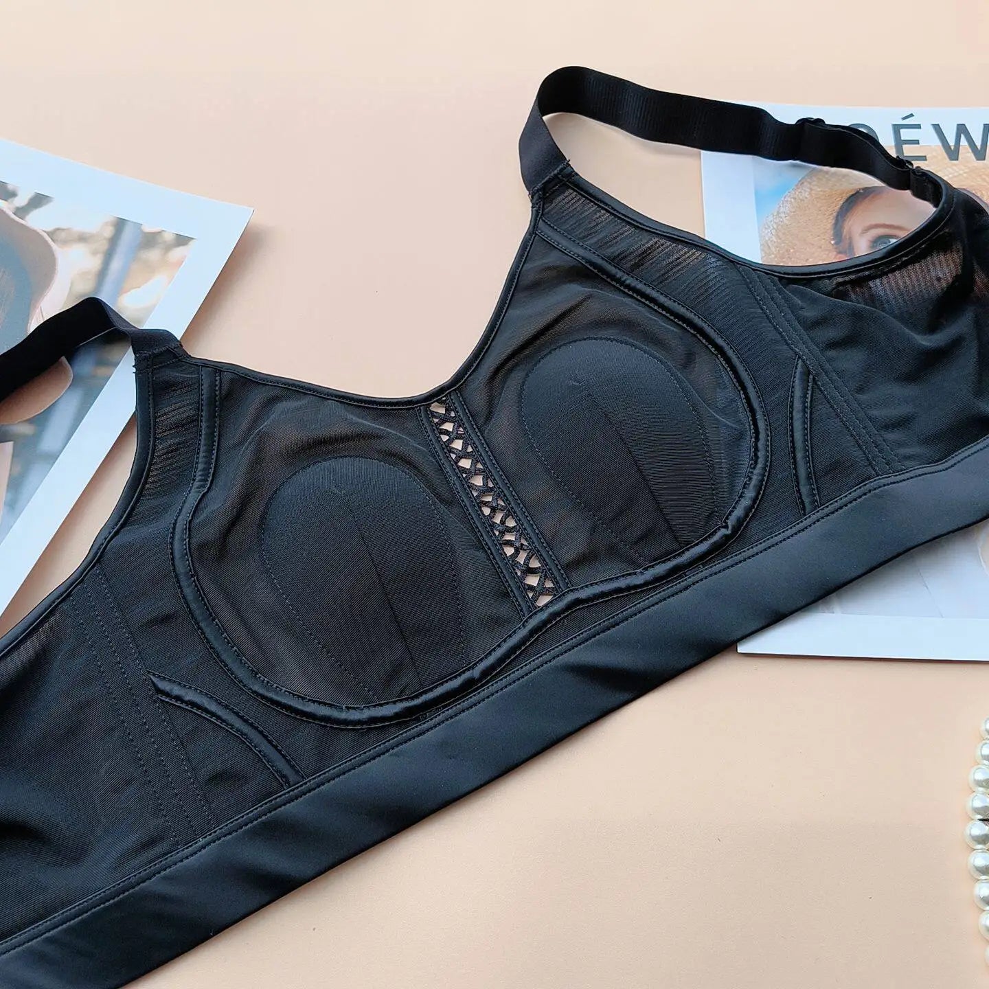 arrival ultra-thin wireless bunny ear cup bra