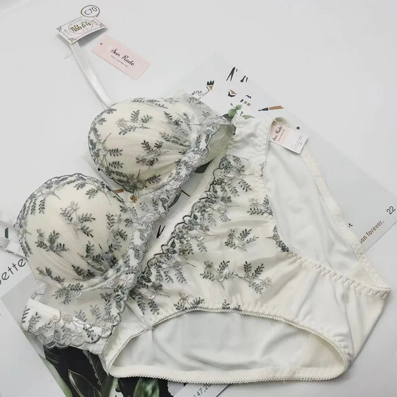 lace push up lingerie Set