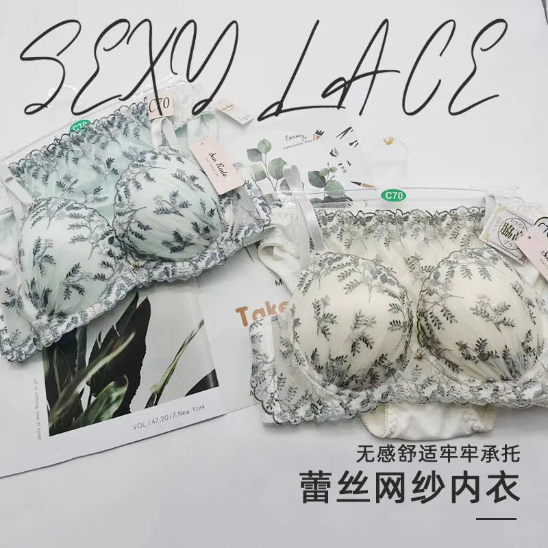 lace push up lingerie Set
