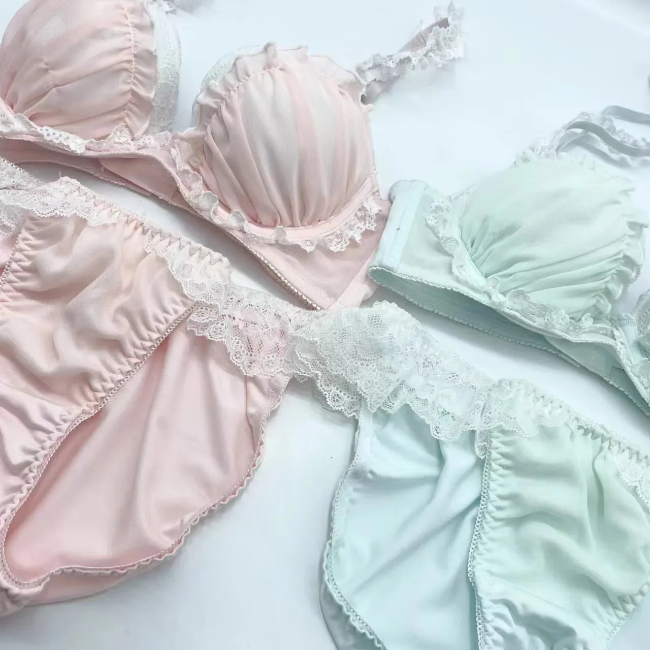 sexy lace girls bra Set