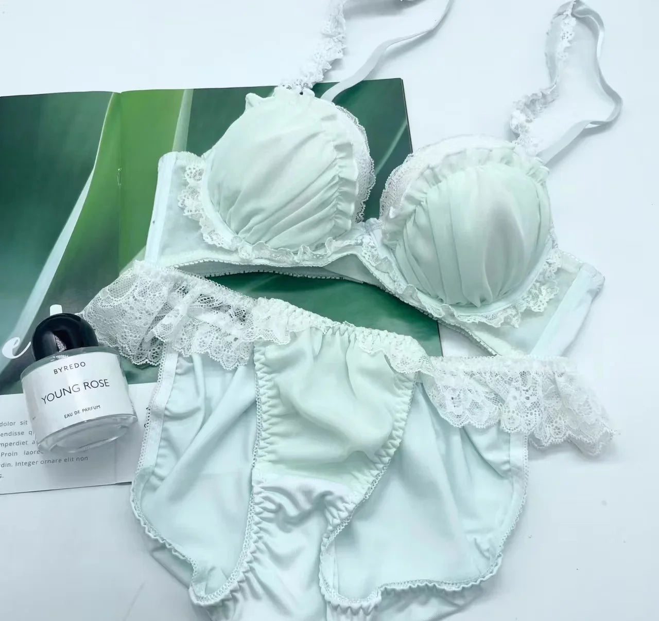 sexy lace girls bra Set