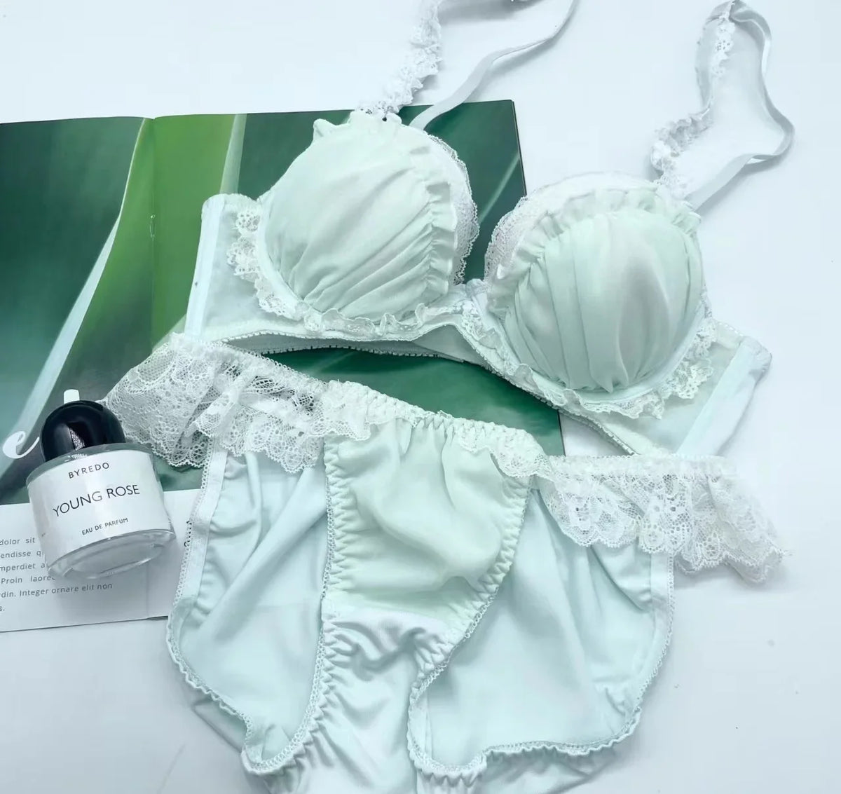 sexy lace girls bra Set
