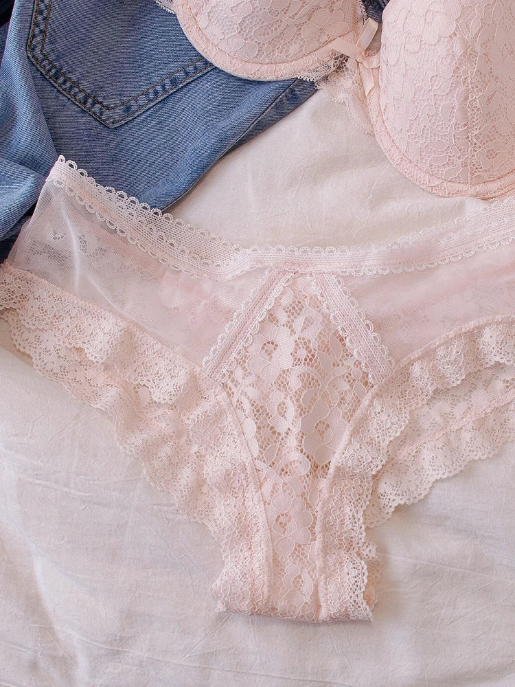 Pink lace girls Underwear