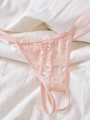 Pink sexy bra Set