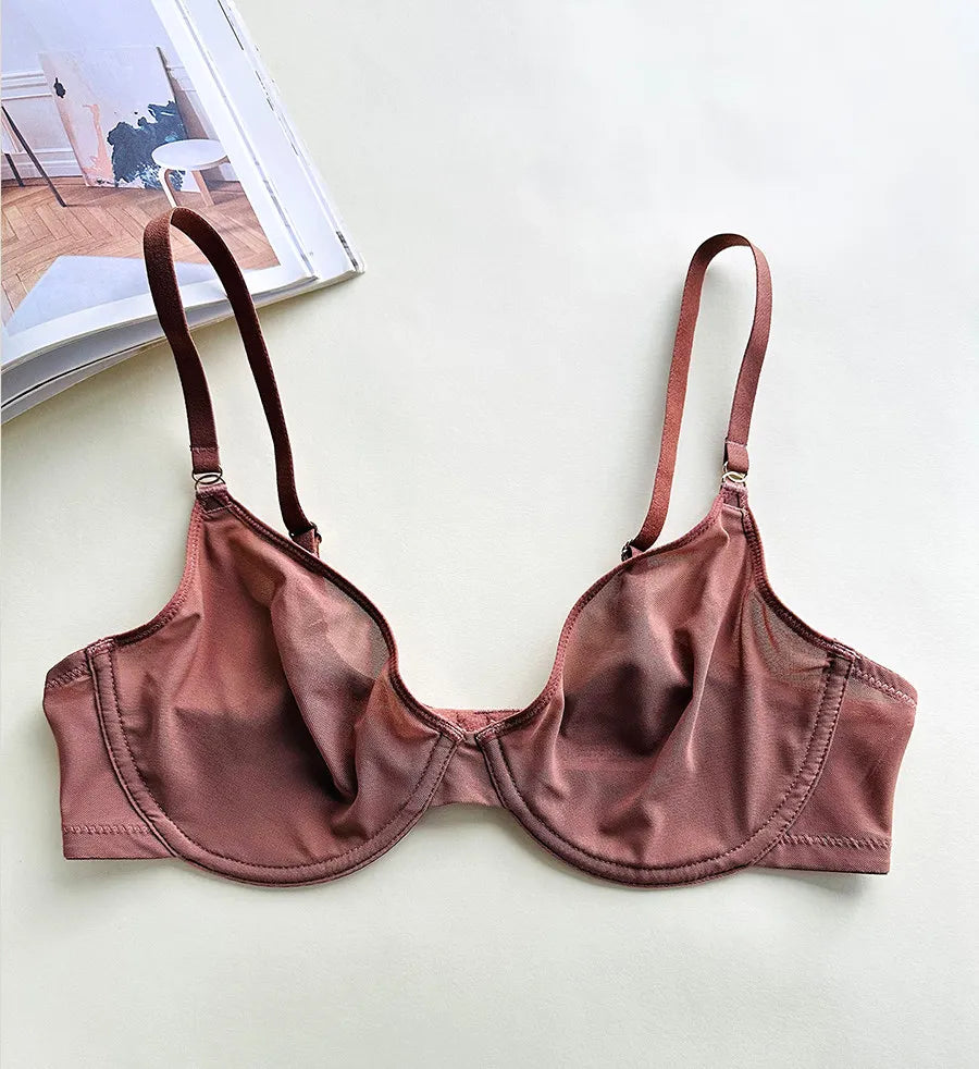 Plus Size Ultra-Thin Underwired Bra
