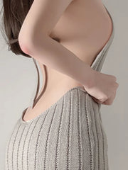 Porn Sexy Lingerie Transparent Sweater Dress