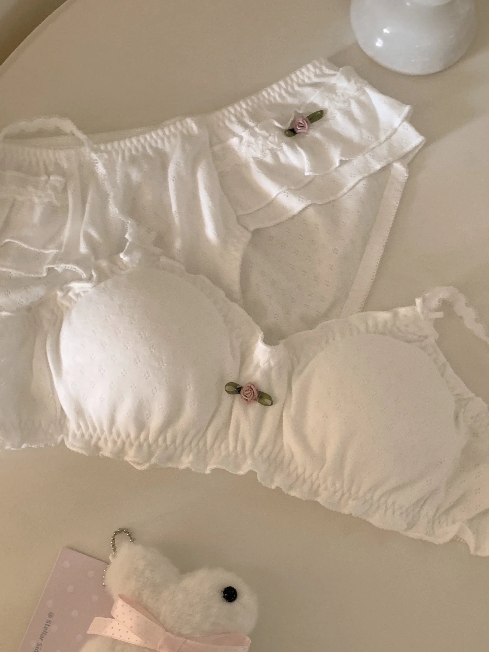Pure Cotton Bras Cloud-Soft Teenage Lingerie Girl's Breathable Comfortable Small-Cup Underwear
