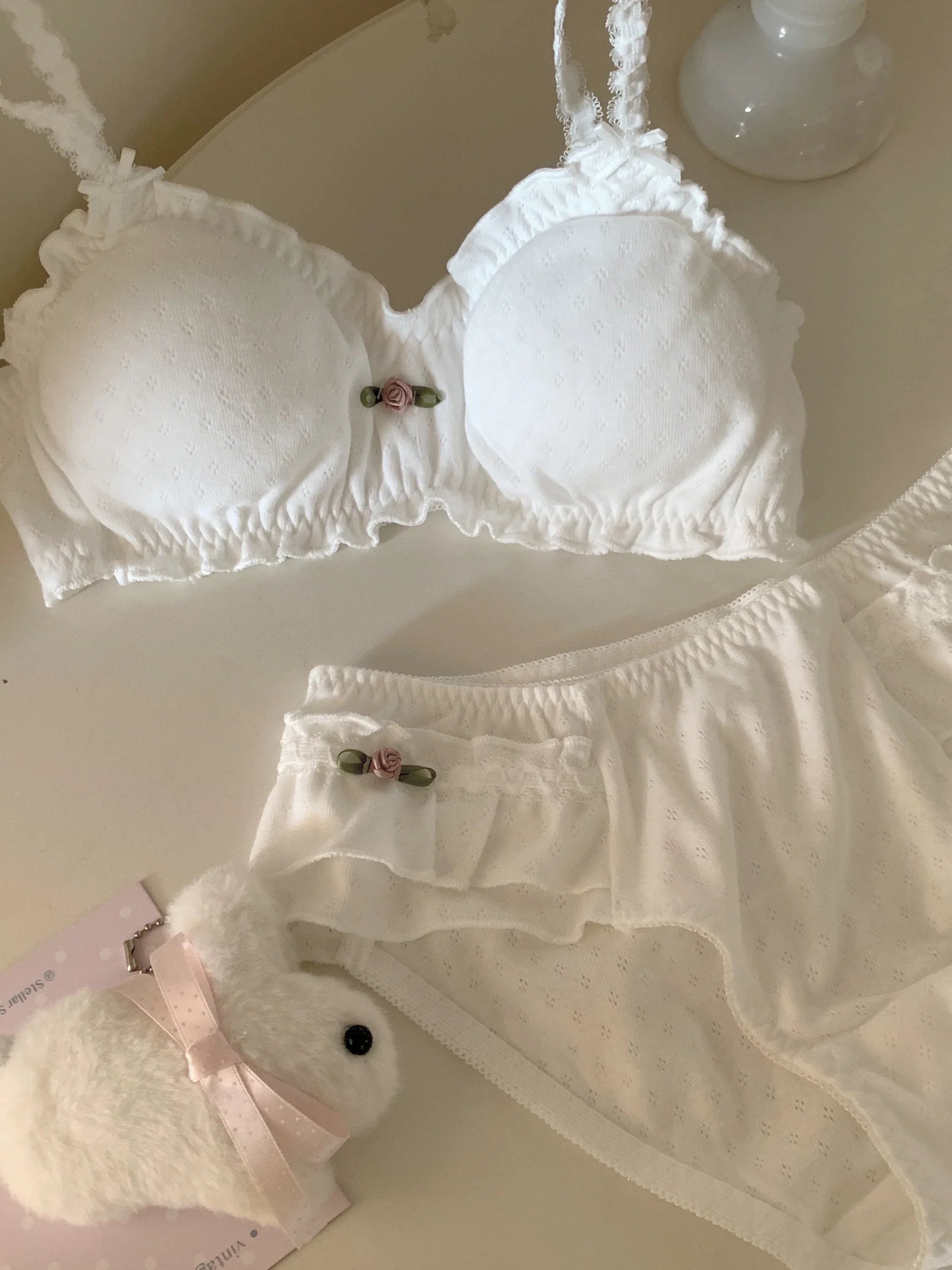 Pure Cotton Bras Cloud-Soft Teenage Lingerie Girl's Breathable Comfortable Small-Cup Underwear