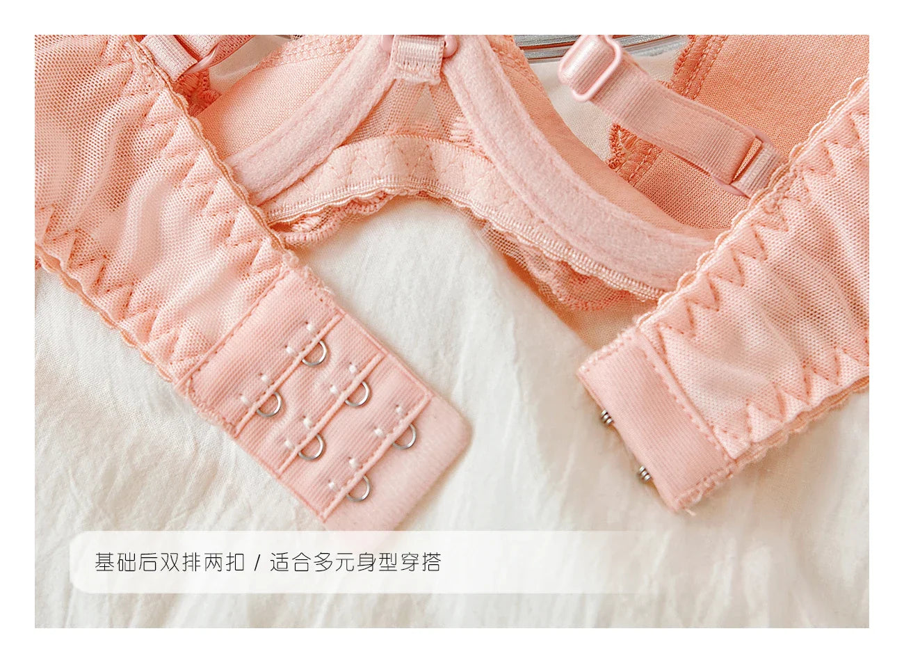 Romantic Myth Lingerie With Briefs Suit Women Sweet Sexy Crochet Lace Heart Underwear