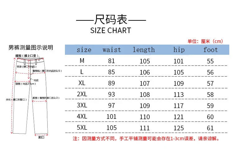 Jeans Ripped Baggy Denim Pants High-Quality Straight-Leg Jeans Street Mop Trousers Loose Fit