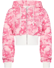 Streetwear Pink Sportswear Two Piece Set Gothic Slim Fit Waist Zipper Hoodie Harajuku Retro Casual High Waist Sports Pants