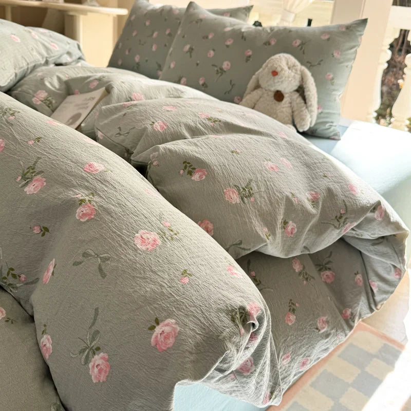 Floral Style Quilt Cover