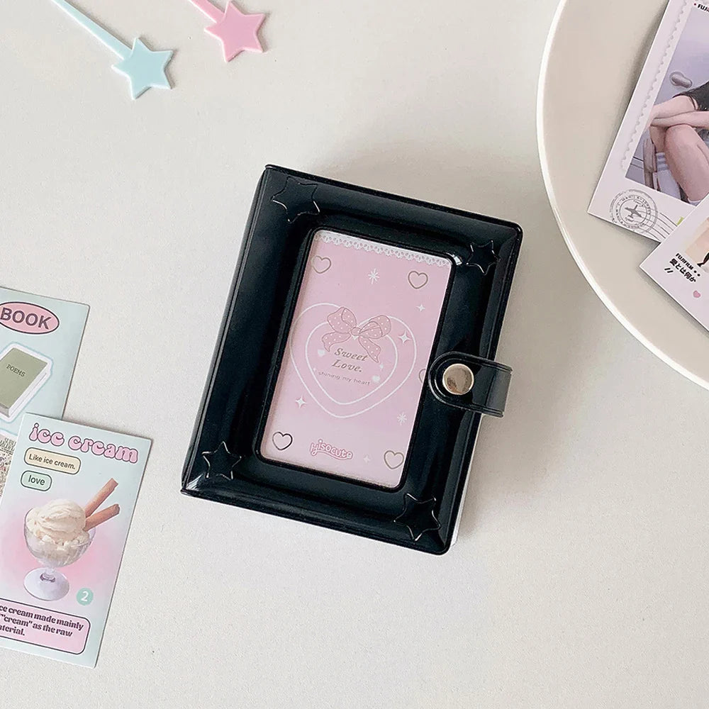 Travel Photo Album Small Card Storage Book Photocard Holder Card Holder 3 Inch INS Korean Style Mini Cute Photo Storage Album
