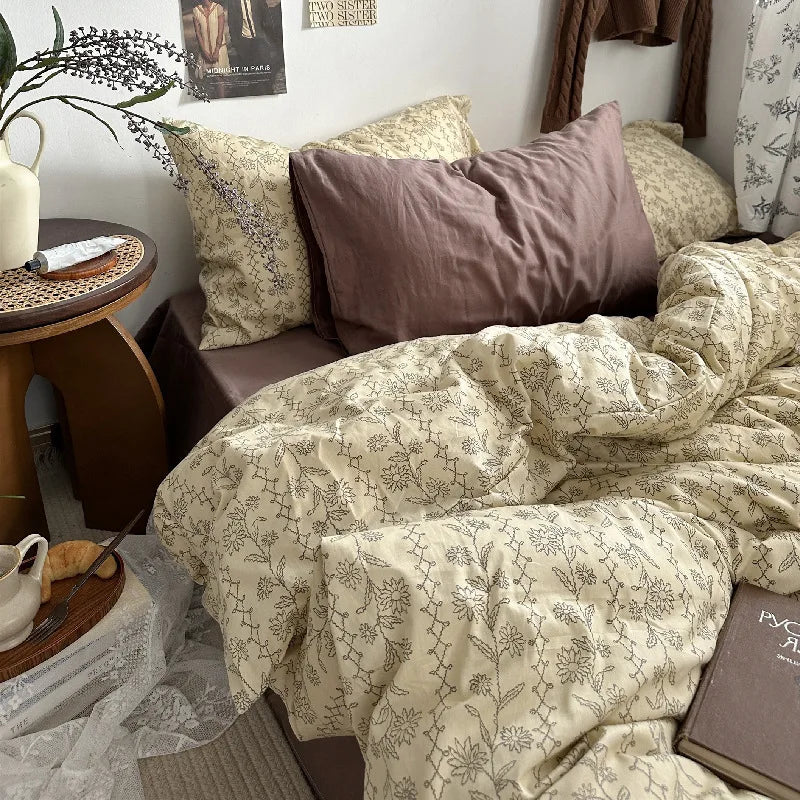 Floral Cotton Bedding Set