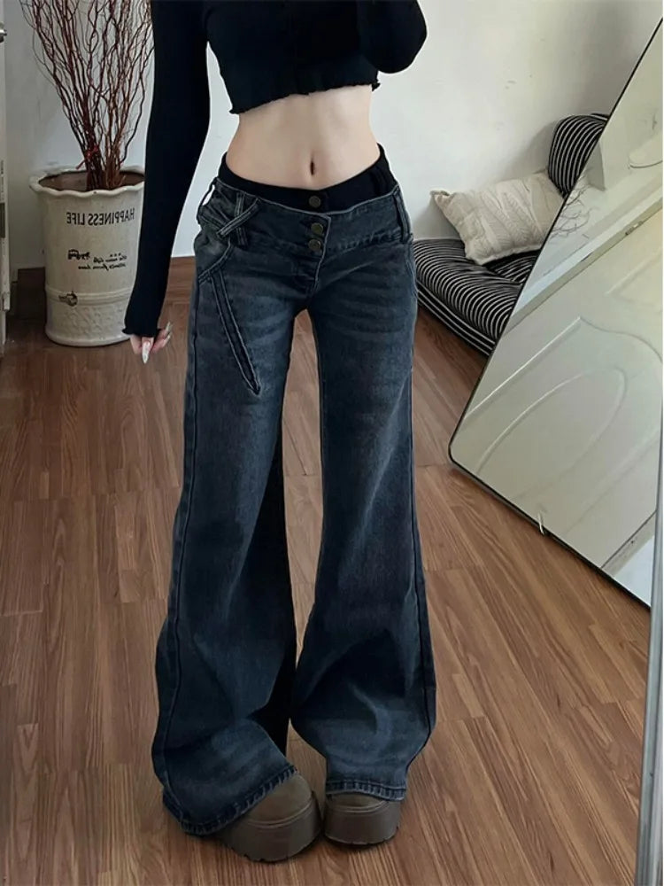 Retro Low Waisted Jeans