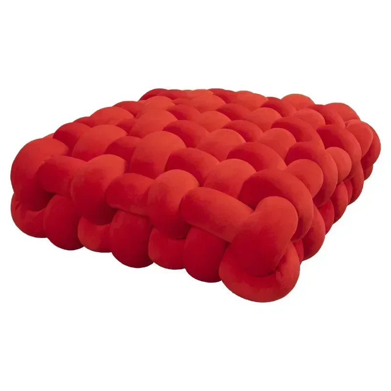 Square Knot Stuffed Cushion Nordic Pillow Decorative Plush Pillow Office Sleeping Floor Windowsill Back Cushion Decor