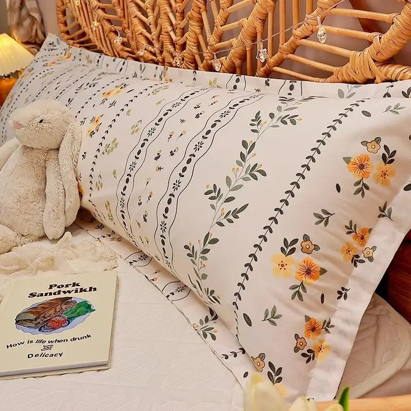 100% Cotton Pillow Cover Comfortable Pillow Case 90/120/150/180cm Long Bedside Cushion Cover Sweet Girl Pillow Covers Decorative