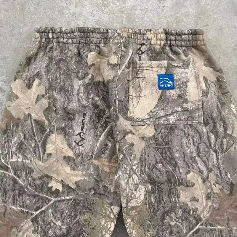 Y2K pants Harajuku vintage Camouflage Pattern Baggy Casual Sweatpants Hip Hop gothic wide leg trousers streetwear