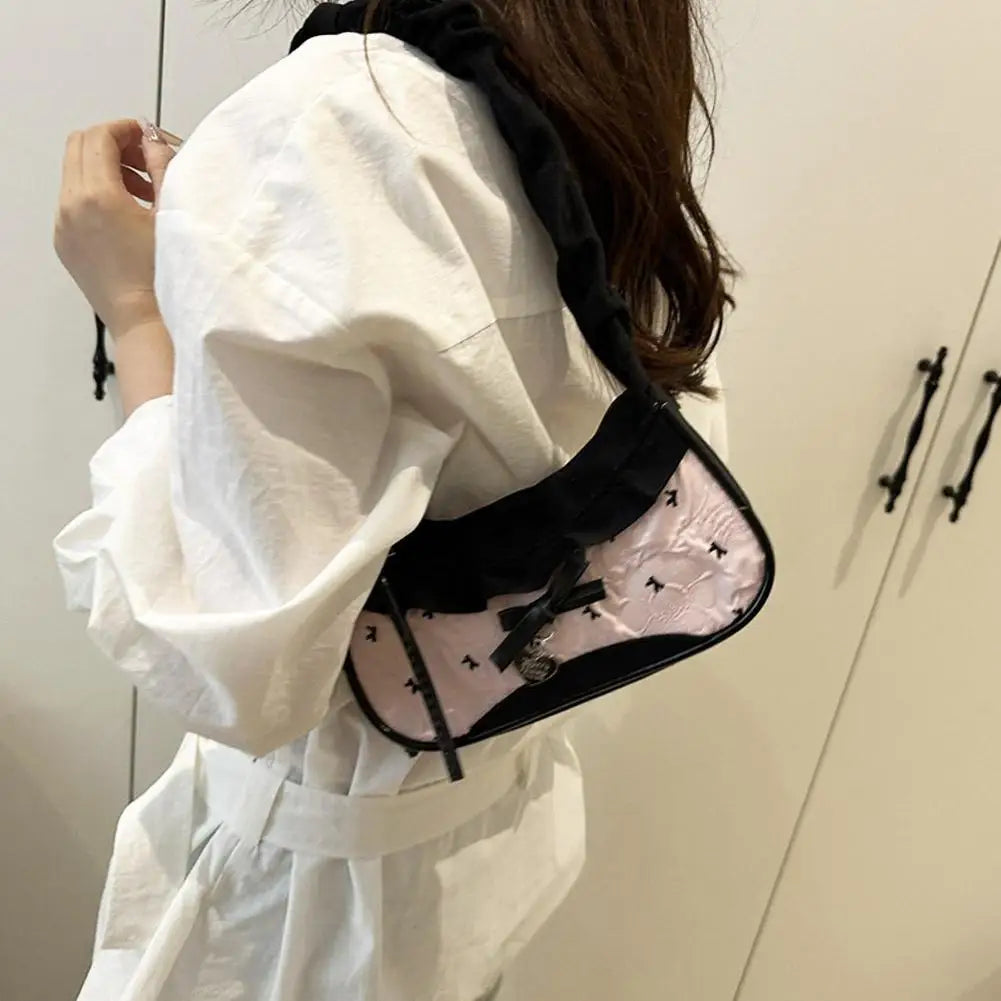 Grid Mini Handbags Adjustable Shoulder strap Korean Hand-held Commuting bag Single-shoulder Crossbody bag Underarm pouch