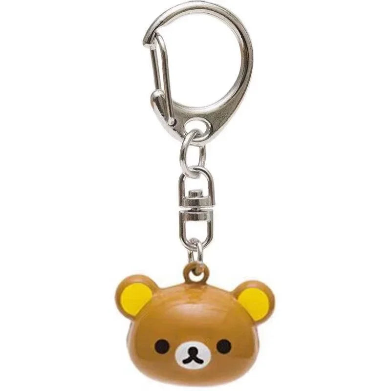 Rilakkuma Korilakkuma Clutch Bag Key Chain Couple Anime Relax Bear PU Coin Purse Pendant Jewelry Storage Key Wallet Kids Gift