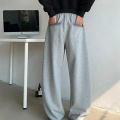 Casual Pants Side Striped Wide Leg Outdoor sports pants Straight Sweatpants Neutral High-quality Long Baggy Trousers