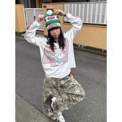 ZHIZOU Gothic Baggy Y2k Jeans American Embroidery Jean Pants Vintage Harajuku Oversize Denim Trousers