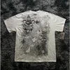 Retro Trend Printed Long Sleeve 90s Street Hip-Hop Harajuku T-shirt Gothic Casual Pure Cotton Loose Top