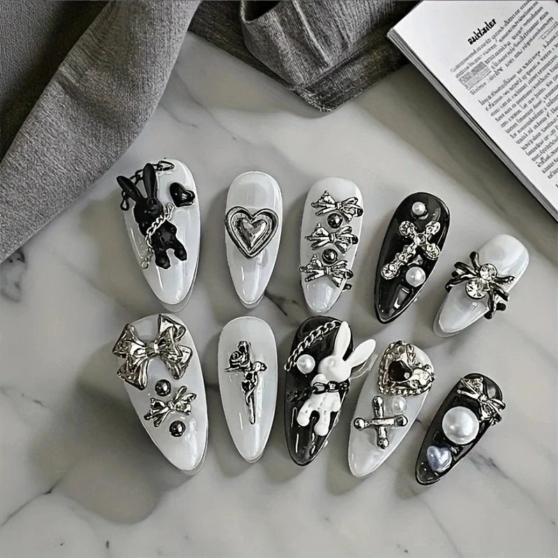 10pcs personalized black