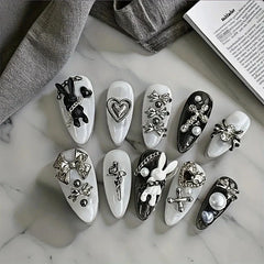 10pcs personalized black