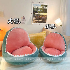 Shark Shaped Lazy Cushion on The Ground,Tatami Futon Bedroom Balcony Bay Window Floor Soft Cushion,Children's Reading Area Chair