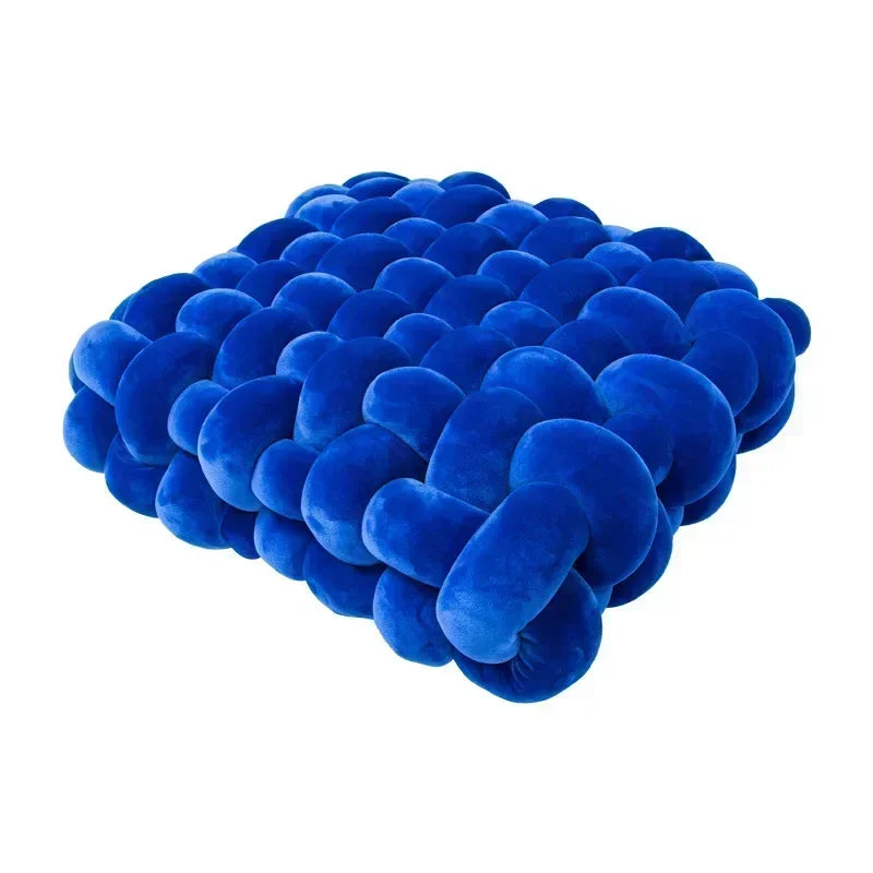 Square Knot Stuffed Cushion Nordic Pillow Decorative Plush Pillow Office Sleeping Floor Windowsill Back Cushion Decor