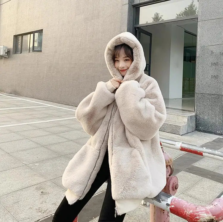 plush jacket American log warm jacket