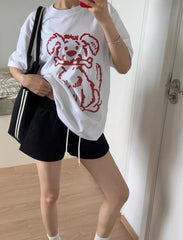 Loose Shorts Solid Pocket Retro Y2K Sportwear Wide Leg Pants Casual Streetwear Joggers Trousers