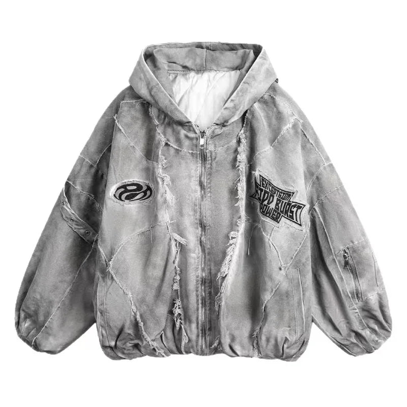 Tide Original Design Techwear High Street Trend Vintage Jacket Chic Casual Coats Ins