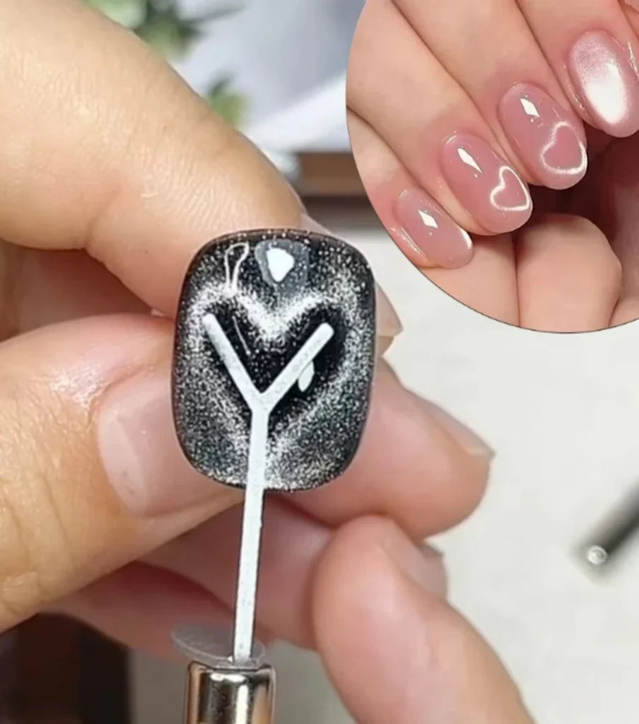 1/2/4pcY-shaped Love Heart Magnetic Auxiliary Tool