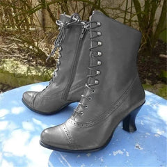 Quality Boots PU Leather Bikerboots