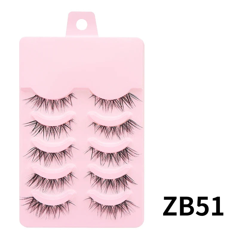 Manga Lashes Soft Natural Eyelashes Thick False Eyelashes Manga Eyelashes Daily Dating Makeup Eyelashes Lashes Wispy