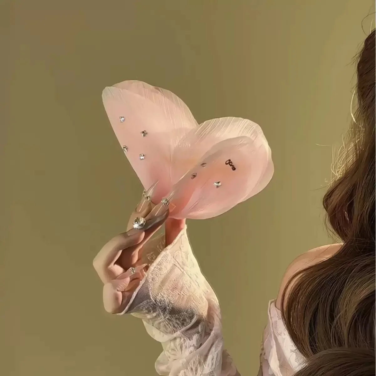 High-Grade Retro Simple Mesh Butterfly Hair Clip