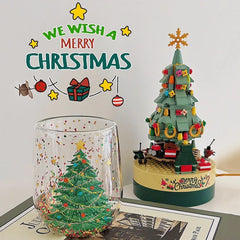 Christmas Glass Cups Decorative Water Bottle Cold Coffee Mugs Kitchen Cup Desk Accessorie Christmas Drinkware