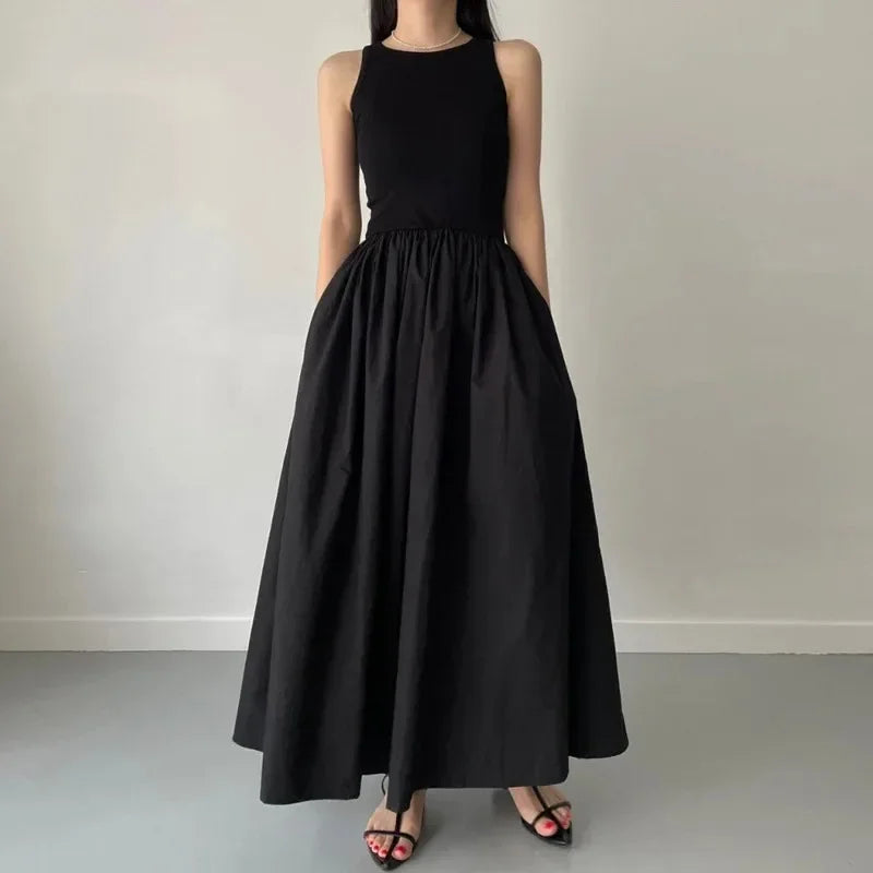 Simple Elegant Black Long Dresses
