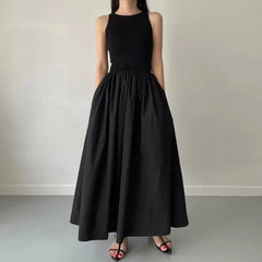 Simple Elegant Black Long Dresses