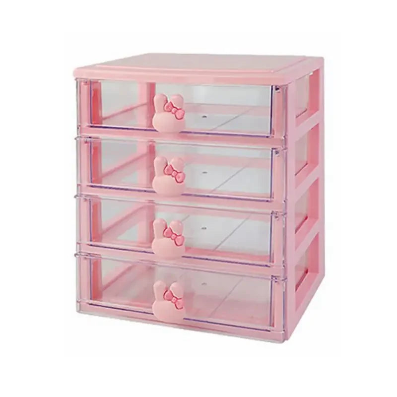 Desktop Storage Box Organizer Student Drawer Box Pen Holder Cute Office Childrens Hair Accessories Stationery Rack Organizer Box