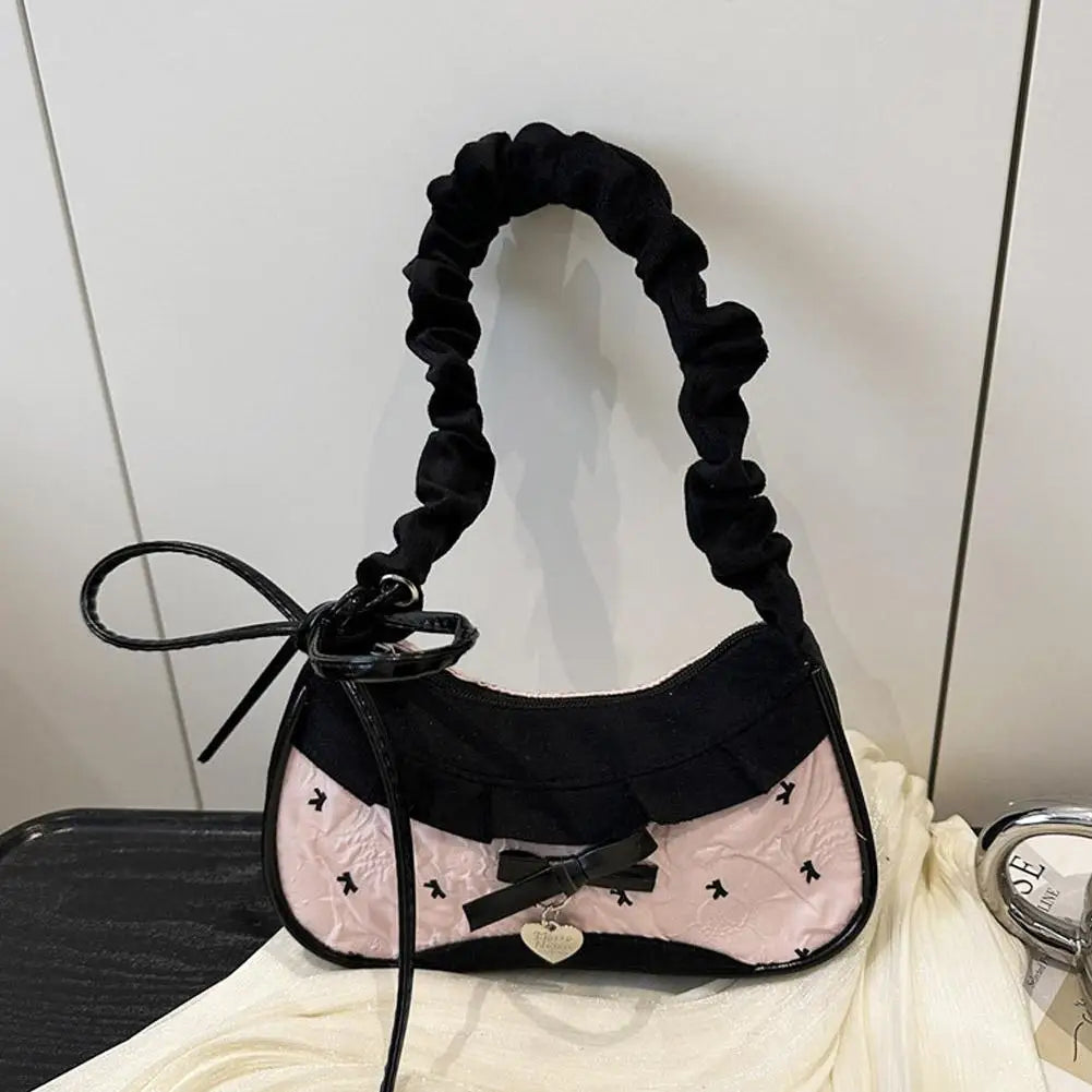 Grid Mini Handbags Adjustable Shoulder strap Korean Hand-held Commuting bag Single-shoulder Crossbody bag Underarm pouch