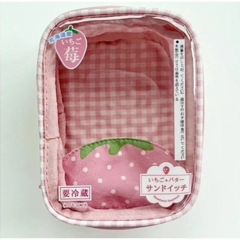 10cm Ita Bag Mandarin orange Milk Strawberry Doll Storage Display Portable Game Anime DIY Bag Storage