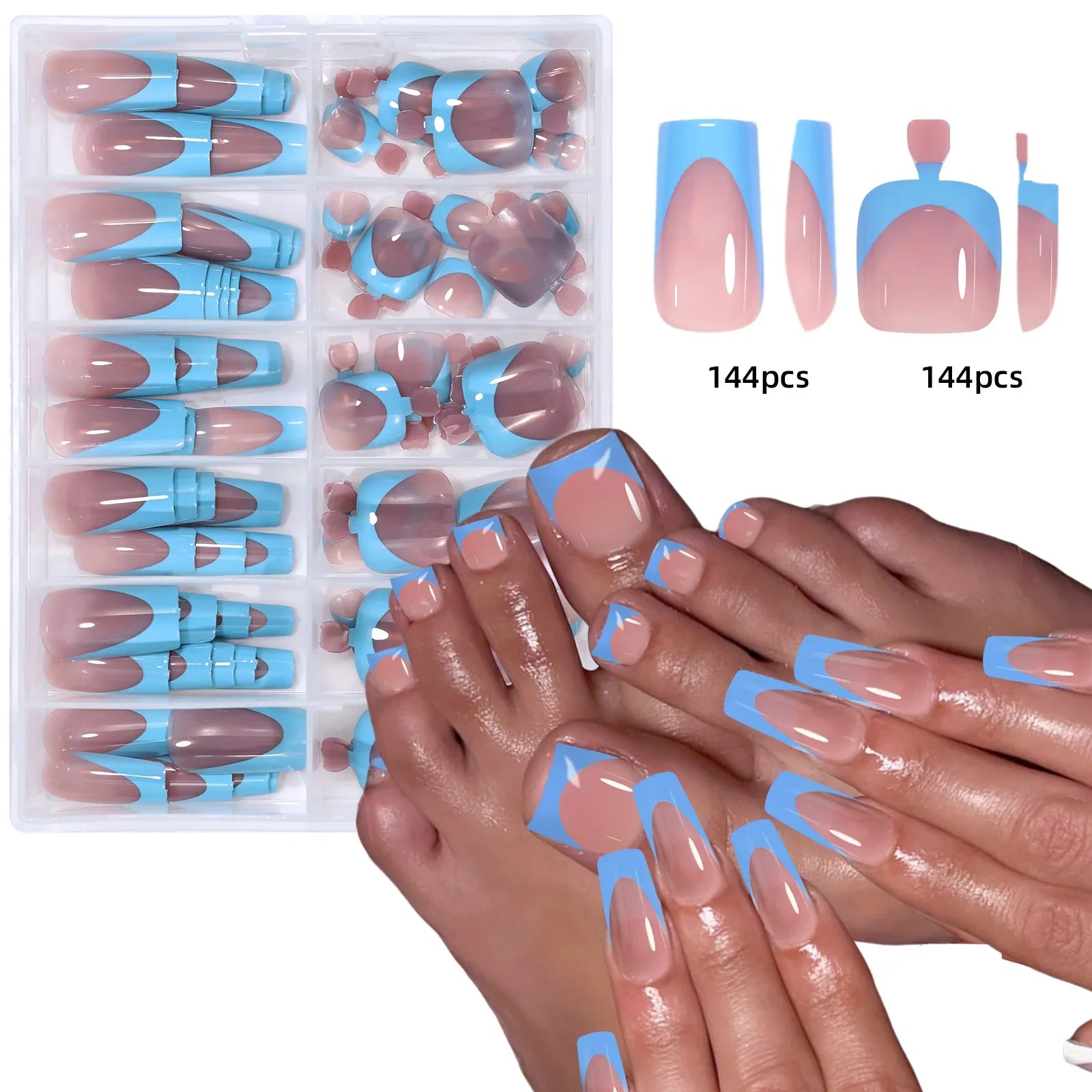 144pcs French hand