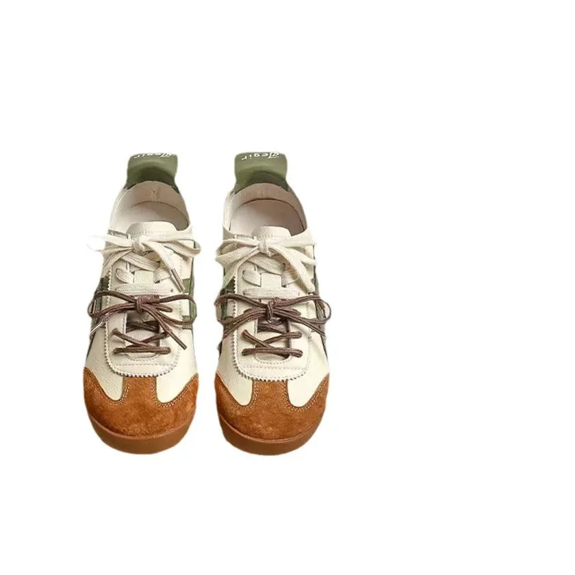 Thick Bottom Dad Shoes Style Platform Slip-On Sports Shoes Breathable Comfortable Versatile Casual Shoes