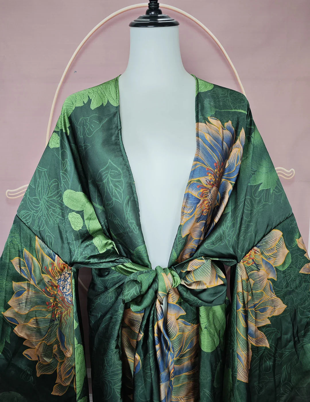 Elegant Floral Lady Beach Bikini Mini Kimonos Plus Size African Swimwear Loose Cardigans Clothes