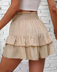Wide-leg shorts drape Joker casual skirt pants dress